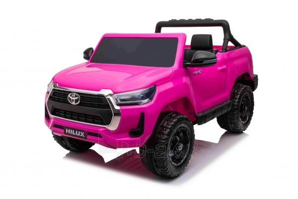 Vienvietis elektromobilis Toyota Hillux, rožinis paveikslėlis 1 iš 11
