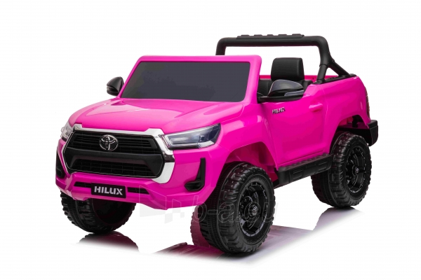 Vienvietis elektromobilis Toyota Hillux, rožinis paveikslėlis 9 iš 11