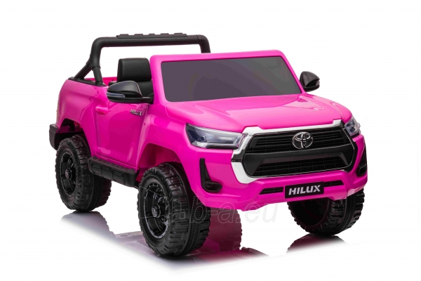Vienvietis elektromobilis Toyota Hillux, rožinis paveikslėlis 5 iš 11