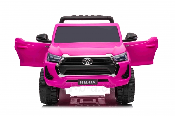 Vienvietis elektromobilis Toyota Hillux, rožinis paveikslėlis 4 iš 11