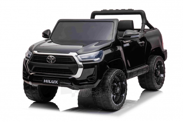 Vienvietis elektromobilis Toyota Hilux, juodas paveikslėlis 9 iš 11