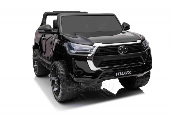 Vienvietis elektromobilis Toyota Hilux, juodas paveikslėlis 8 iš 11