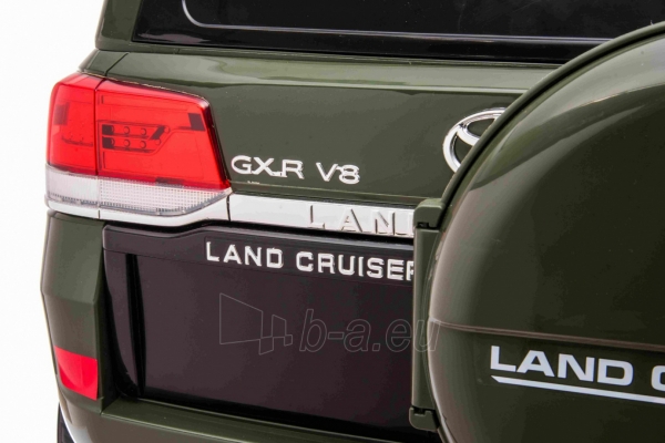 Vienvietis elektromobilis Toyota Land Cruiser, žalias paveikslėlis 12 iš 18