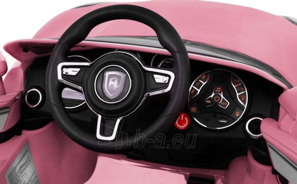 Vienvietis elektromobilis Turbo - S, rožinis paveikslėlis 8 iš 10