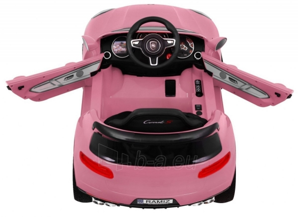 Vienvietis elektromobilis Turbo - S, rožinis paveikslėlis 7 iš 10