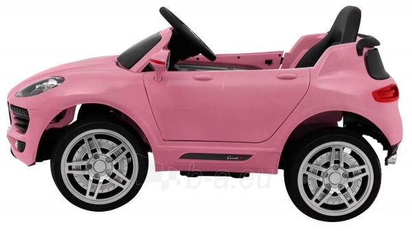 Vienvietis elektromobilis Turbo - S, rožinis paveikslėlis 4 iš 10