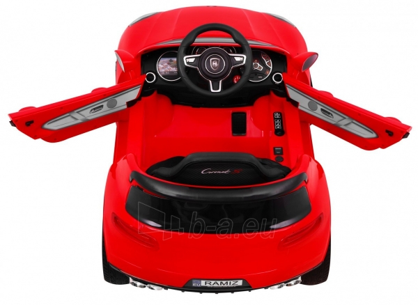 Vienvietis elektromobilis Turbo-S, raudonas paveikslėlis 6 iš 10