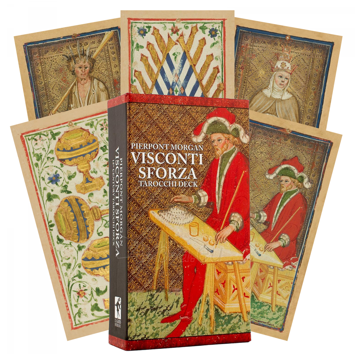 Visconti-Sforza Pierpont Morgan Tarocchi kortos paveikslėlis 2 iš 12