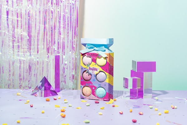 Vonios bombų rinkinys Bubble T Cosmetics Giant Bath Fizzer Cracker Gift Set paveikslėlis 2 iš 2