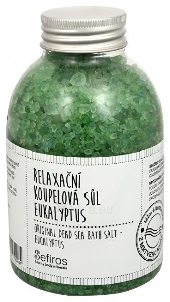 Vonios druska Sefiros Relaxation Bath Salts Eucalyptus (Original Dead Sea Bath Salt) 500 g paveikslėlis 1 iš 1