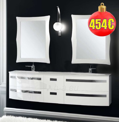 bathroom room furniture, with double washer 8020 paveikslėlis 5 iš 6