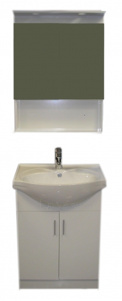 Vonios kambario baldų komplektas su praustuvu M011 paveikslėlis 2 iš 8