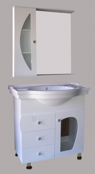 Vonios kambario baldų komplektas su praustuvu PI114 paveikslėlis 2 iš 6
