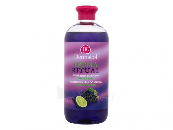 Vonios putos Dermacol Aroma Ritual Bath Foam Grape&Lime Cosmetic 500ml paveikslėlis 1 iš 1