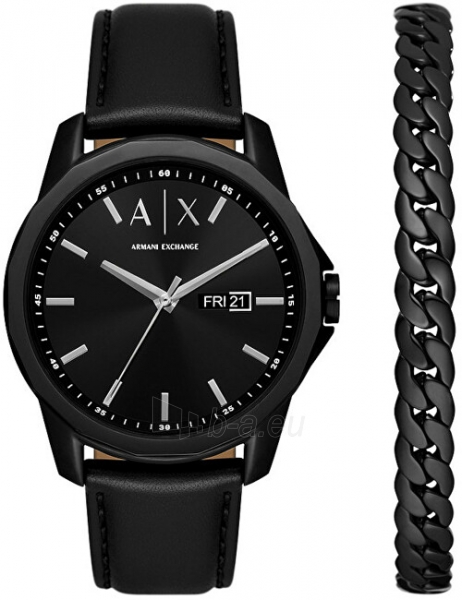Vīriešu pulkstenis Armani Exchange set Leren + AX7147SET paveikslėlis 1 iš 6