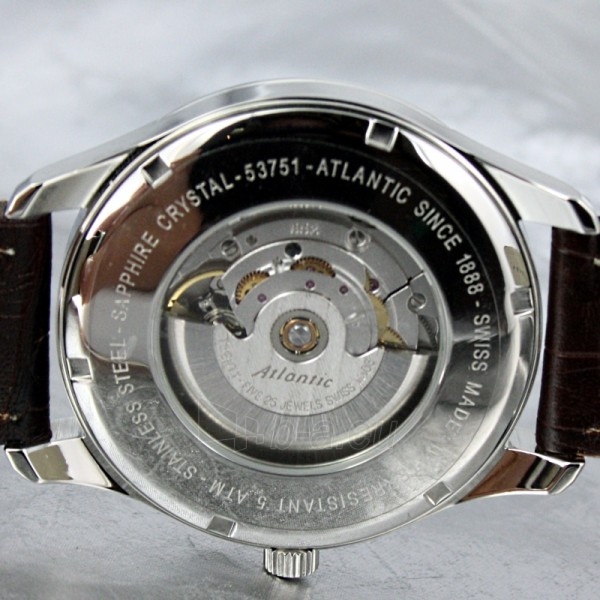 Vyriškas laikrodis ATLANTIC Worldmaster Chronometer 53751.41.21 paveikslėlis 8 iš 9