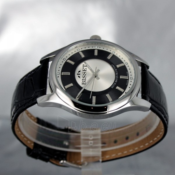 Vyriškas laikrodis BISSET Aneadam Steel BSCC41 MS WHBK BK paveikslėlis 3 iš 7
