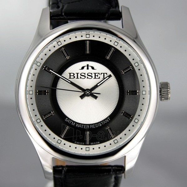Vyriškas laikrodis BISSET Aneadam Steel BSCC41 MS WHBK BK paveikslėlis 7 iš 7