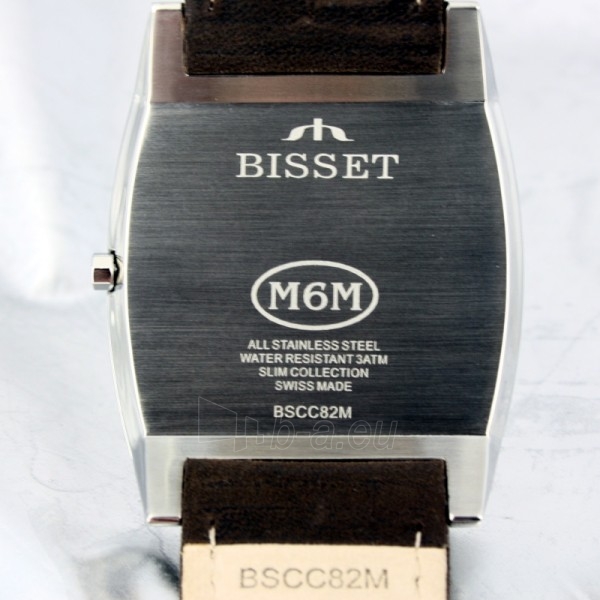 Vyriškas laikrodis BISSET Eleven M6M BSCC82 MS BKR BR paveikslėlis 2 iš 7