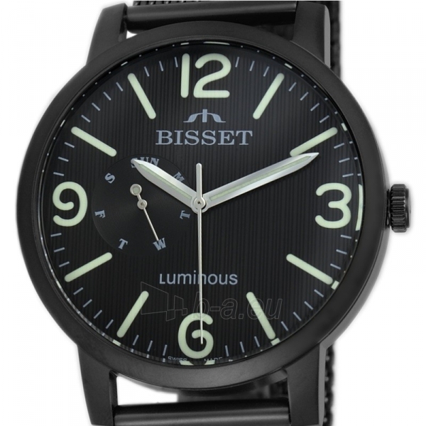 Vyriškas laikrodis BISSET Luminous BSDE72BMBX03AX paveikslėlis 3 iš 4
