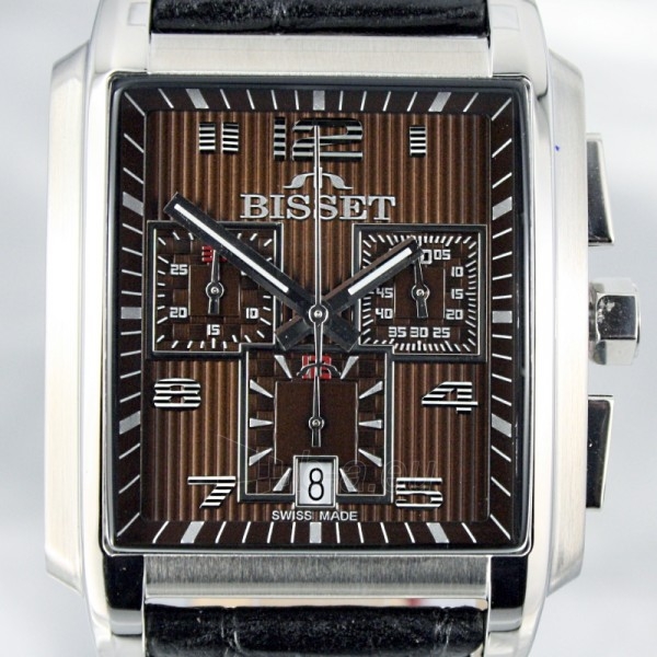 Vīriešu pulkstenis BISSET Montrotte BSCC67 MS BR BK Paveikslėlis 4 iš 8 30069605825