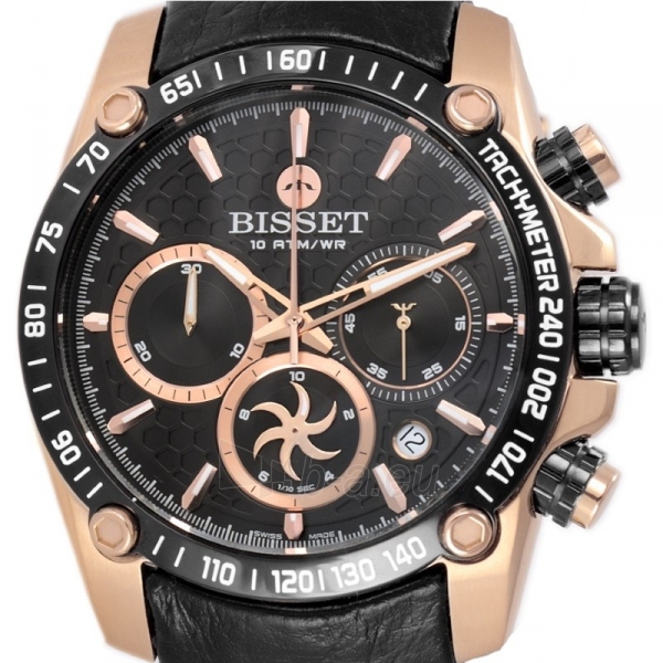 Vyriškas laikrodis BISSET Monza Racing BSCE98RIBX10AX paveikslėlis 6 iš 6