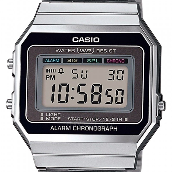 Vyriškas laikrodis CASIO A700WE-1AEF paveikslėlis 8 iš 8