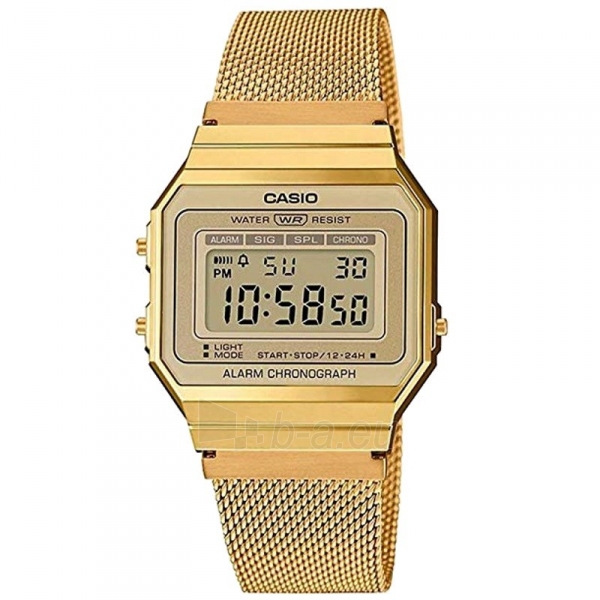 Vyriškas laikrodis CASIO A700WEMG-9AEF paveikslėlis 1 iš 6
