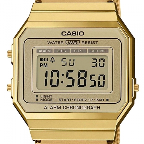 Vyriškas laikrodis CASIO A700WEMG-9AEF paveikslėlis 6 iš 6