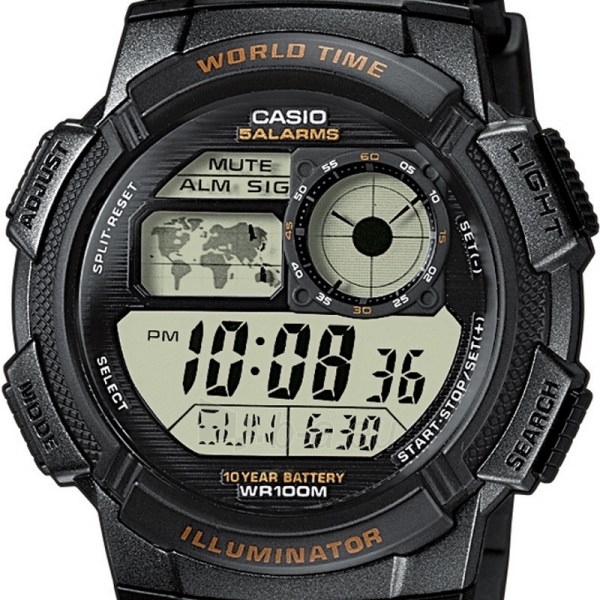 Vyriškas laikrodis Casio AE-1000W-1AVEF paveikslėlis 5 iš 5