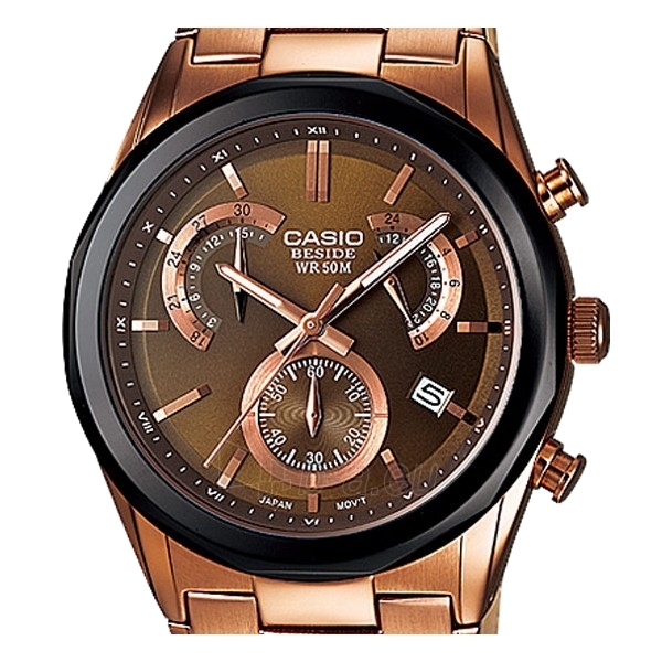 Vyriškas laikrodis CASIO BEM-509GL-5AVEF paveikslėlis 1 iš 5