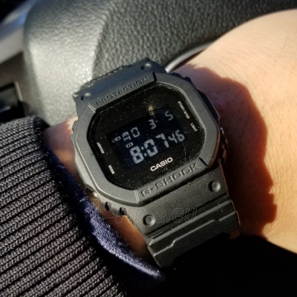 Male laikrodis Casio G-Shock DW-5600BBN-1ER paveikslėlis 2 iš 8