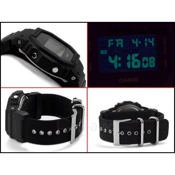 Vyriškas laikrodis Casio G-Shock DW-5600BBN-1ER paveikslėlis 5 iš 8