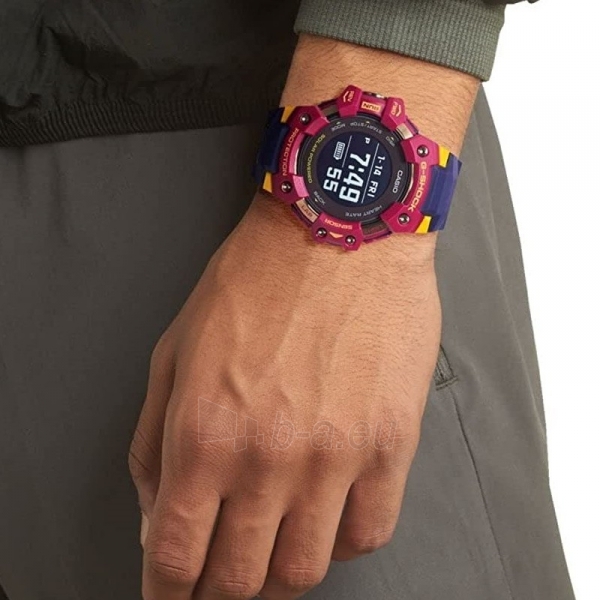 Vyriškas laikrodis Casio G-Shock G-SQUAD GBD-H1000BAR-4ER MATCHDAY INSIDE FC BARCELONA LIMITED EDITION paveikslėlis 10 iš 12