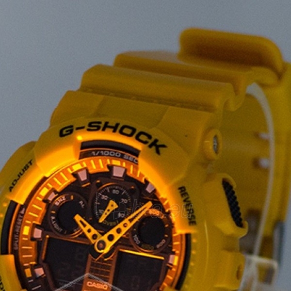 Vyriškas laikrodis Casio G-shock GA-100A-9AER paveikslėlis 2 iš 7