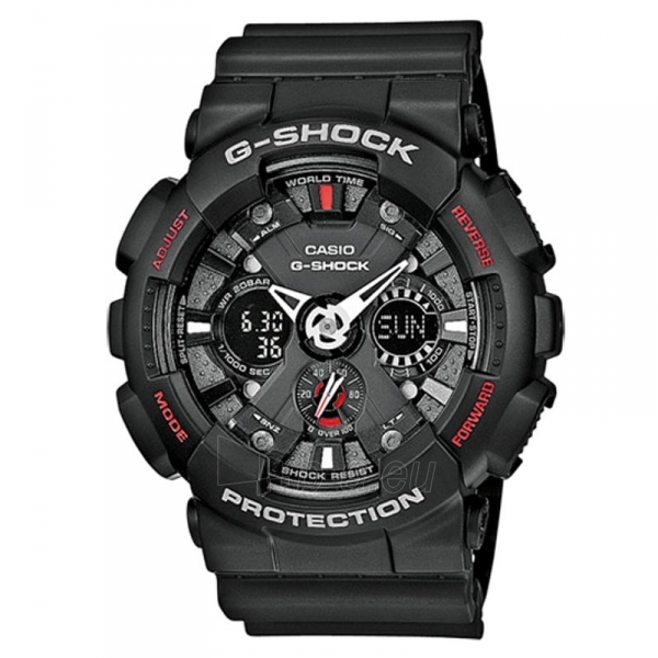 Male laikrodis Casio G-Shock GA-120-1AER paveikslėlis 1 iš 5