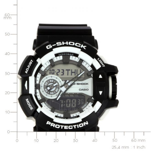 Male laikrodis Casio G-Shock GA-400-1AER paveikslėlis 3 iš 7