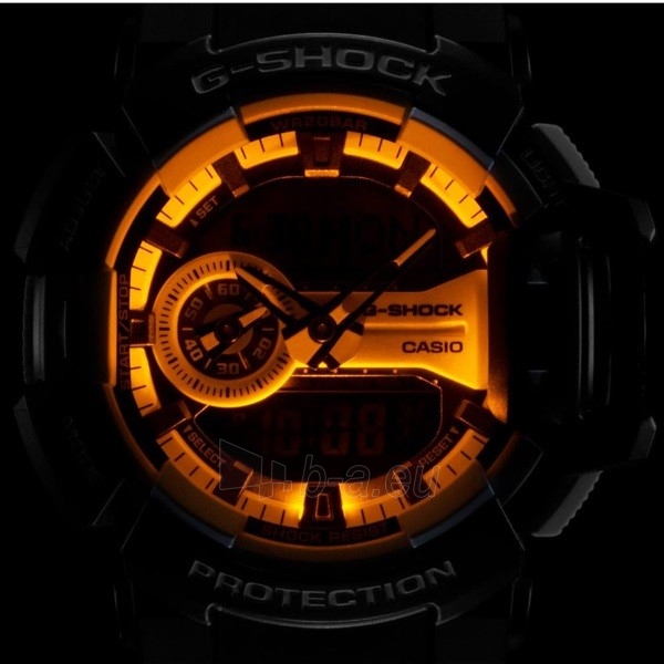 Male laikrodis Casio G-Shock GA-400-1AER paveikslėlis 6 iš 7