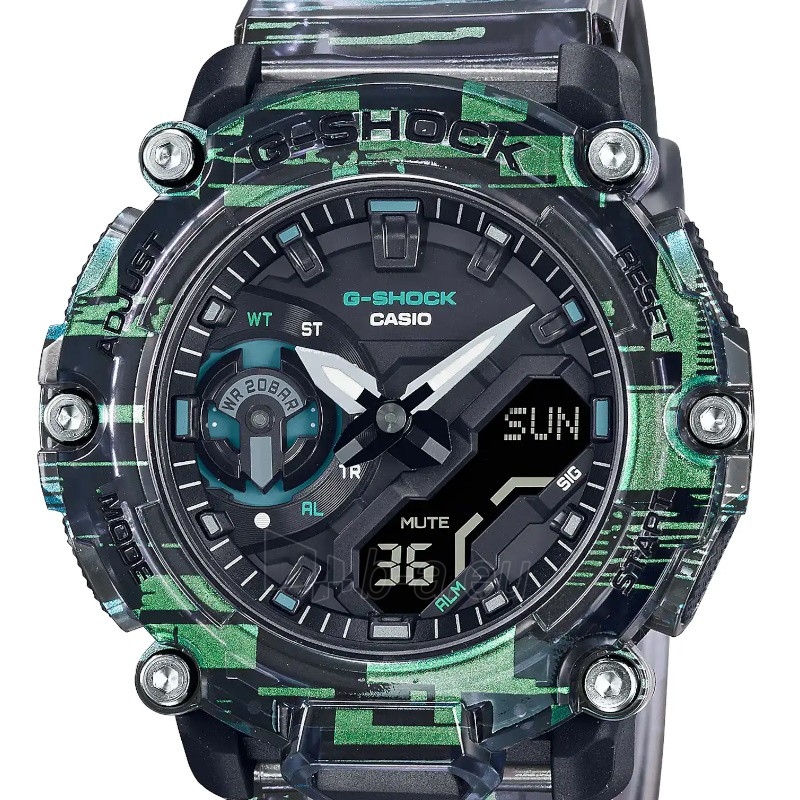 Vyriškas laikrodis Casio G-Shock original Carbon Core Guard GA-2200NN-1AER paveikslėlis 8 iš 8