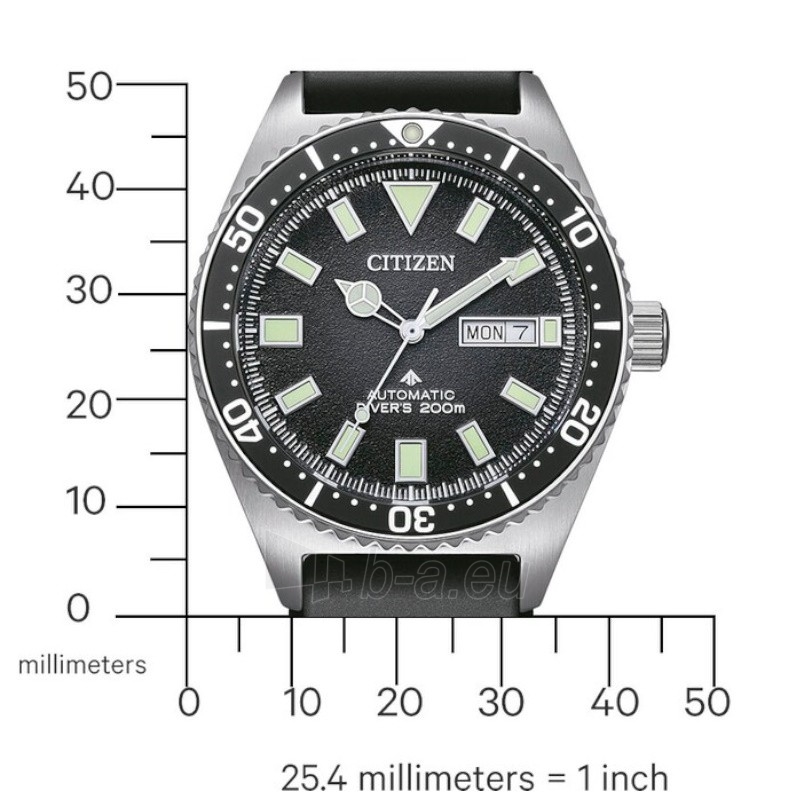 Vyriškas laikrodis Citizen Automatic Diver Challenge NY0120-01EE paveikslėlis 7 iš 7