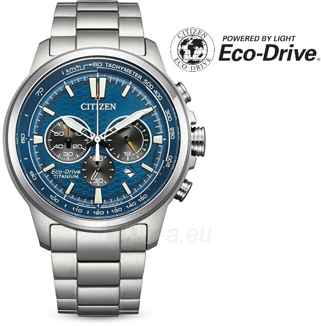 Male laikrodis Citizen Eco-Drive Chrono Super Titanium CA4570-88L paveikslėlis 1 iš 5