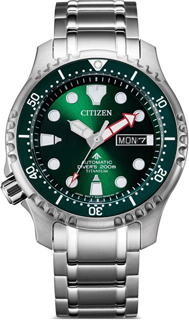 Vīriešu pulkstenis Citizen Promaster Marine Automatic Diver`s Super Titanium NY0100-50XE paveikslėlis 1 iš 8