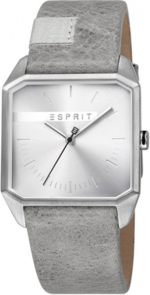 Male laikrodis Esprit Cube Gents Silver Grey ES1G071L0015 paveikslėlis 1 iš 1