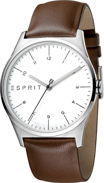 Vīriešu pulkstenis Esprit Essential Silver Brown ES1G034L0015 paveikslėlis 1 iš 4