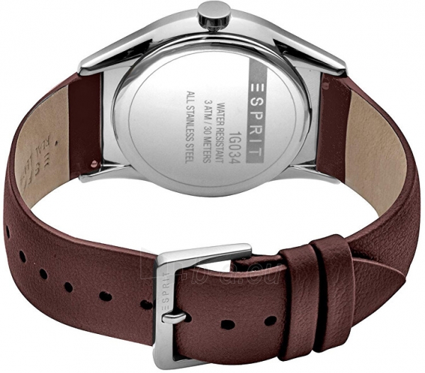 Vīriešu pulkstenis Esprit Essential Silver Brown ES1G034L0015 paveikslėlis 2 iš 4