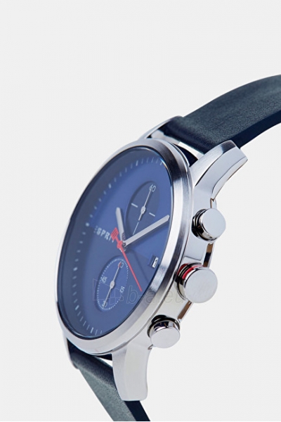 Male laikrodis Esprit Linear Silver D.Blue ES1G110L0015 paveikslėlis 2 iš 5