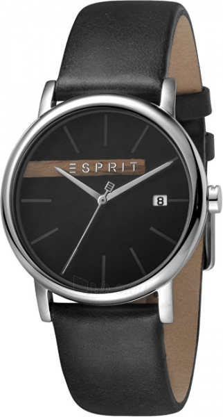 Male laikrodis Esprit Timber Grey Black ES1G047L0035 paveikslėlis 1 iš 7