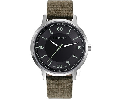 Vyriškas laikrodis Esprit TP10827 CANVAS MILITARY GREEN ES108271007 paveikslėlis 1 iš 2