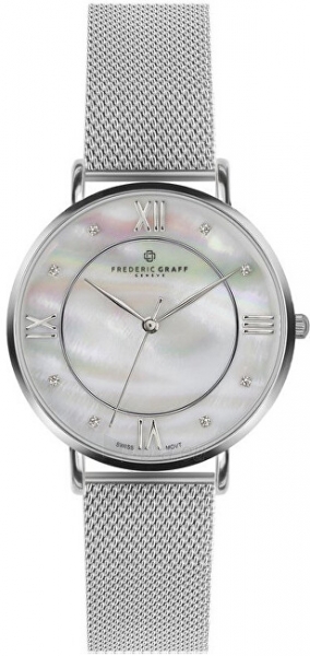 Vyriškas часы Frederic Graff Silver Liskamm Silver Mesh FAJ-2518S paveikslėlis 1 iš 5