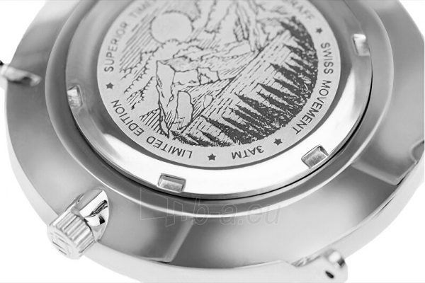 Vyriškas часы Frederic Graff Silver Liskamm Silver Mesh FAJ-2518S paveikslėlis 4 iš 5
